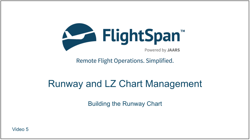 Building the Runway Chart – FlightSpan Documentation